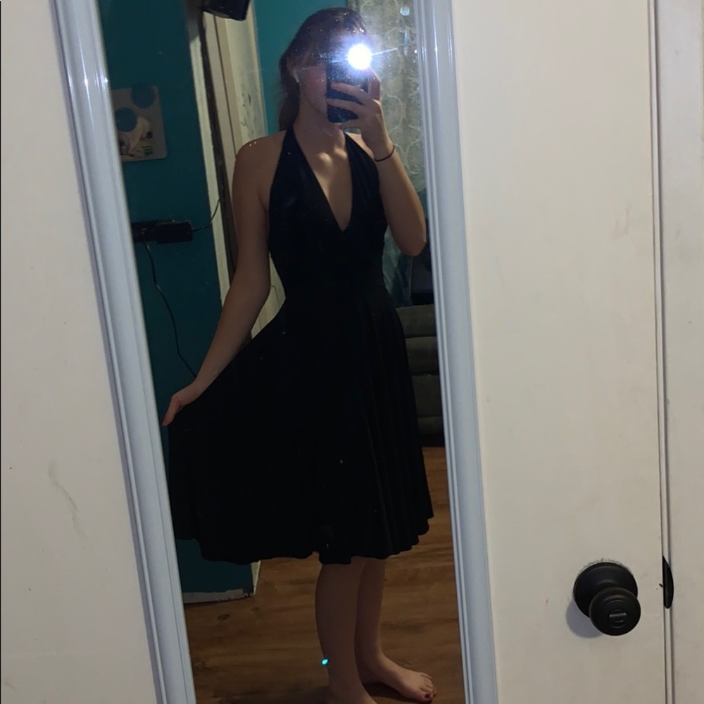 Black tango dress